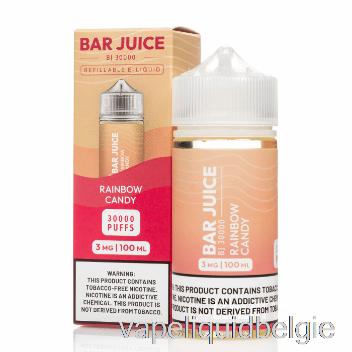 Vape Vloeibaar Regenboogsnoepje - Reepsap - 100 Ml 3 Mg